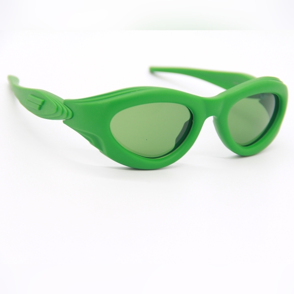 NEW BV1162S 002 BOTTEGA VENETA GREEN UNISEX SUNGLASSES BOTTEGA VENETA - Picture 4 of 13